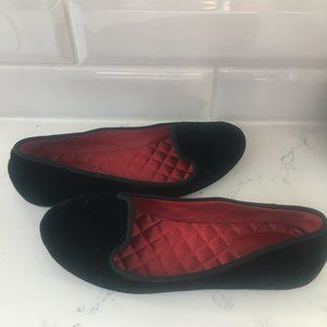 Cole Haan Black Velvet Flats